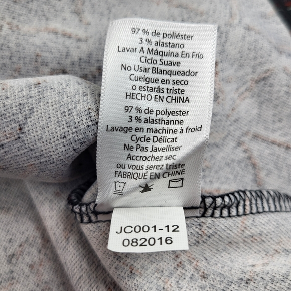 LuLaRoe Cassie SKIRT Womens Size 3XL Black Gray Red Aqua Pull-on Abstract NWT - Picture 11 of 16